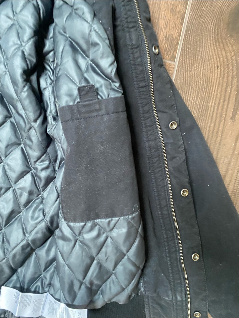 Quiksilver Black Hood Heavy Jacket - Picture 8 of 9